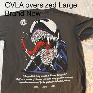 Men's Oversized Graphic Tee - Black